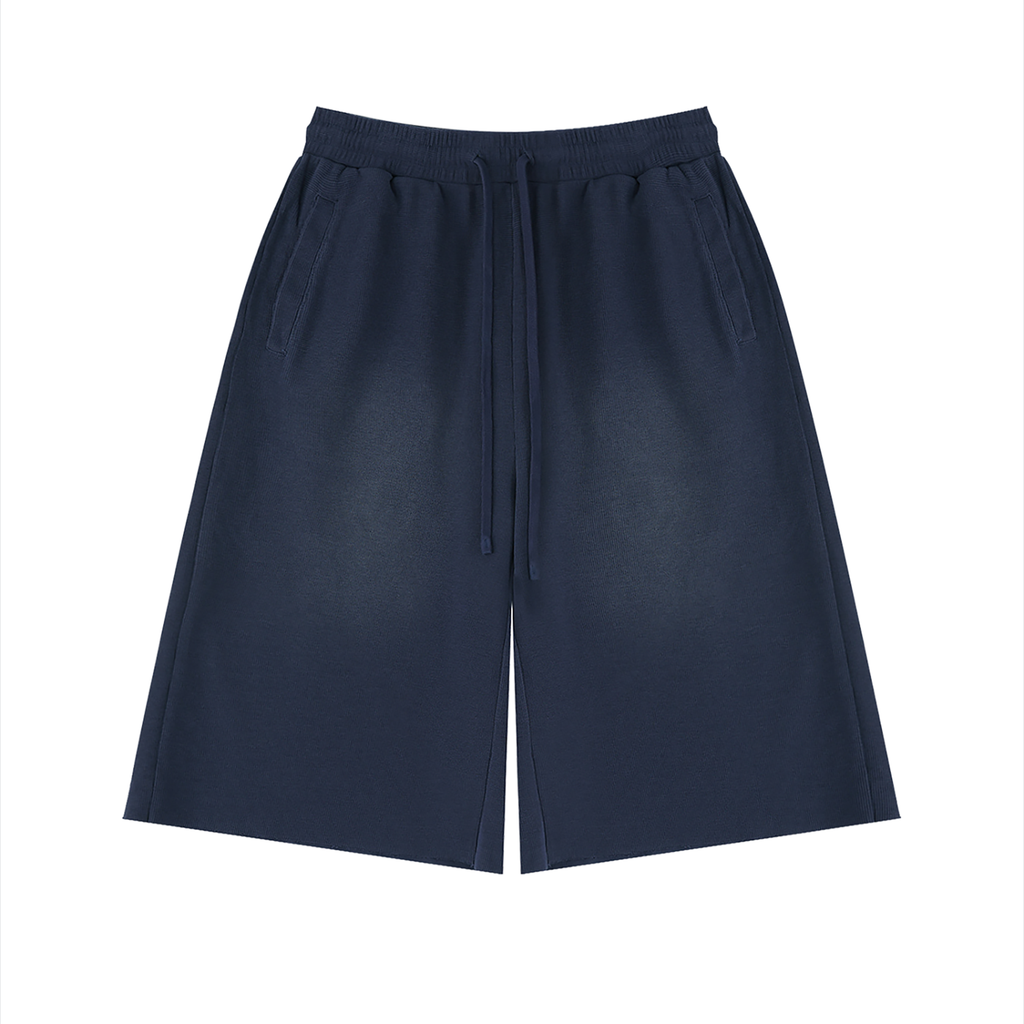 340 GSM  Sunfade Raw Edge Shorts (U)
