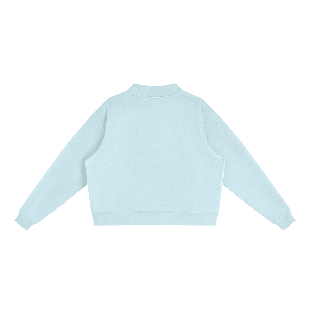 Women's Essential Fleece Mock-Neck Crew Sweatshirt
