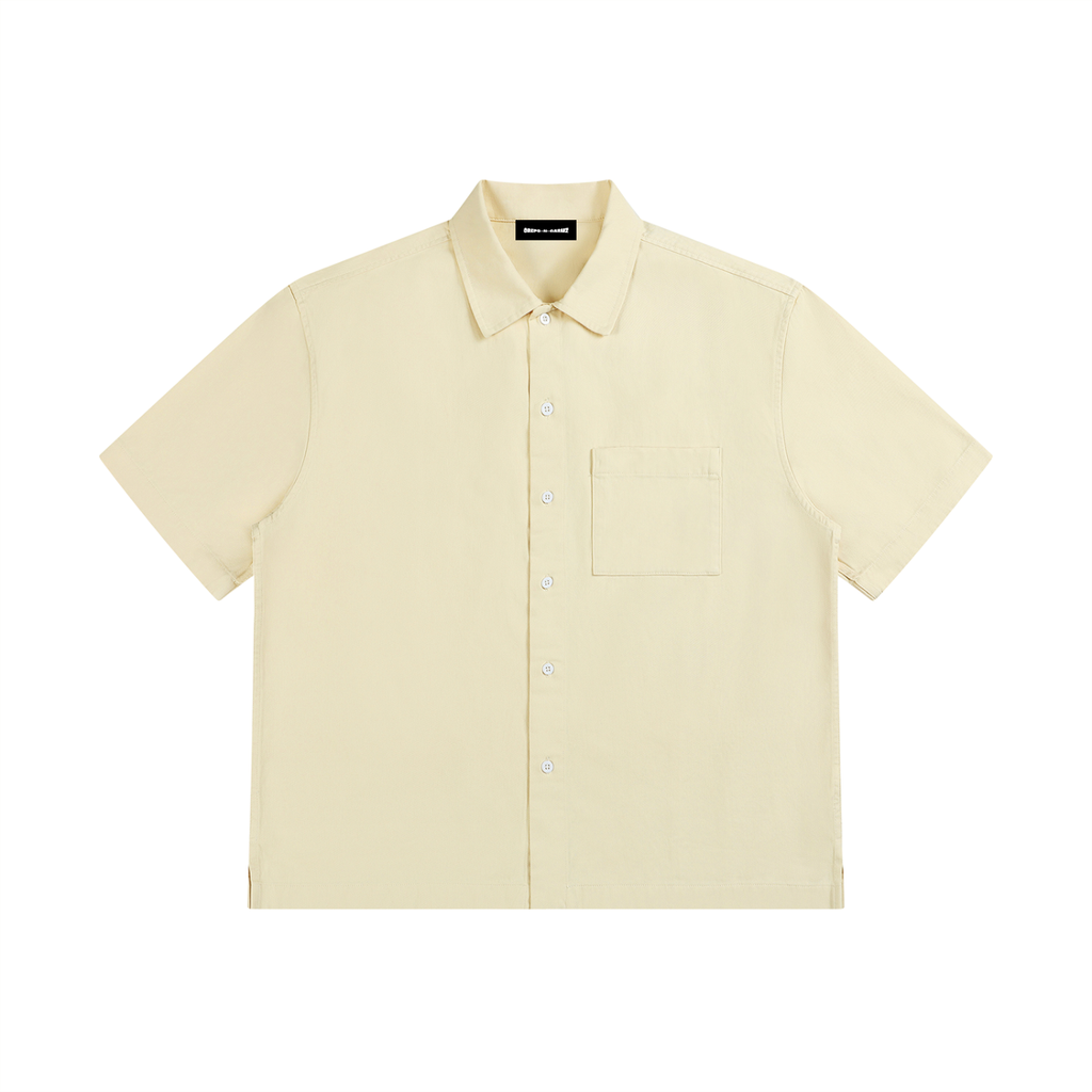 Boxy Patch Pocket Short Sleeve Shirt
