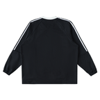 Color Block V-Neck Long Sleeve T-Shirt