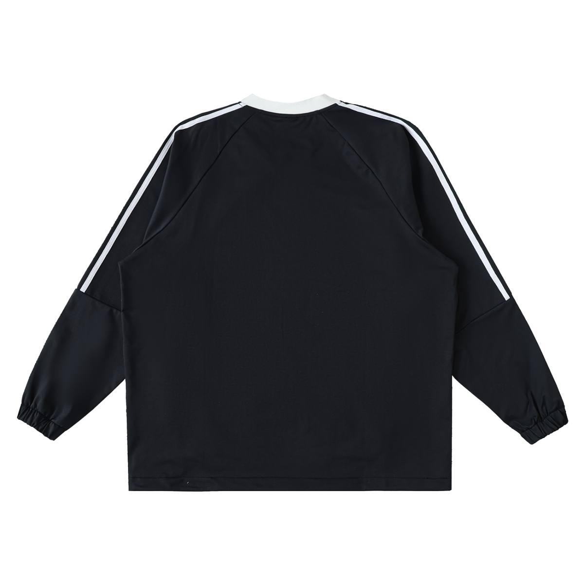 Color Block V-Neck Long Sleeve T-Shirt