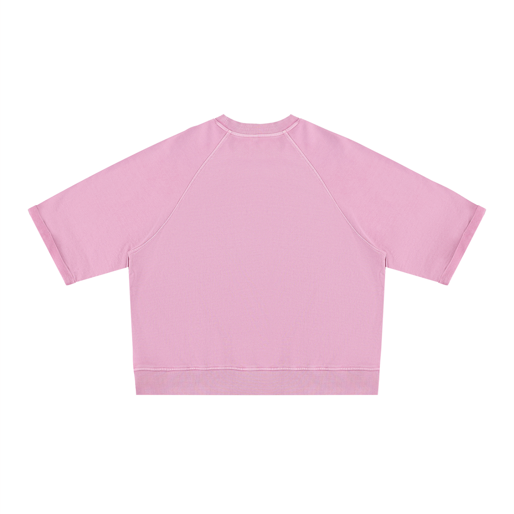 320 GSM Vintage Wash Boxy Short Sleeve Sweatshirt