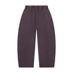 Mineral Wash Barrel-Leg Pants