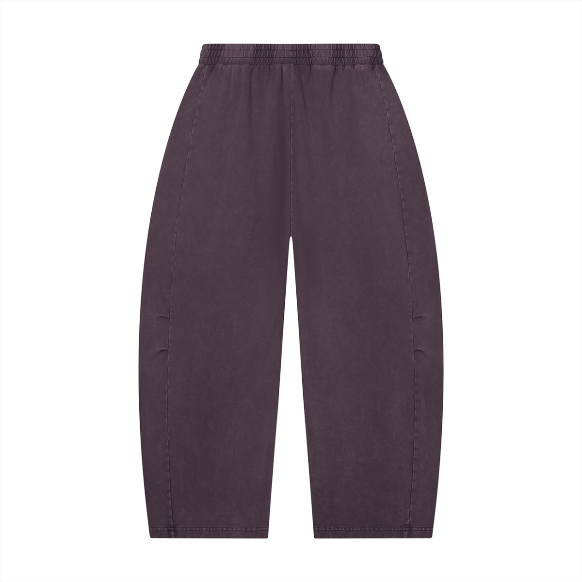 Mineral Wash Barrel-Leg Pants
