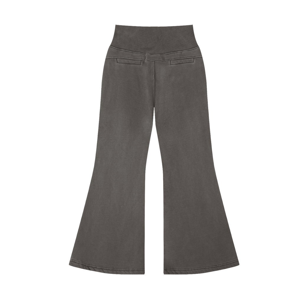 Women's Vintage Wash Flared Fleece Pants