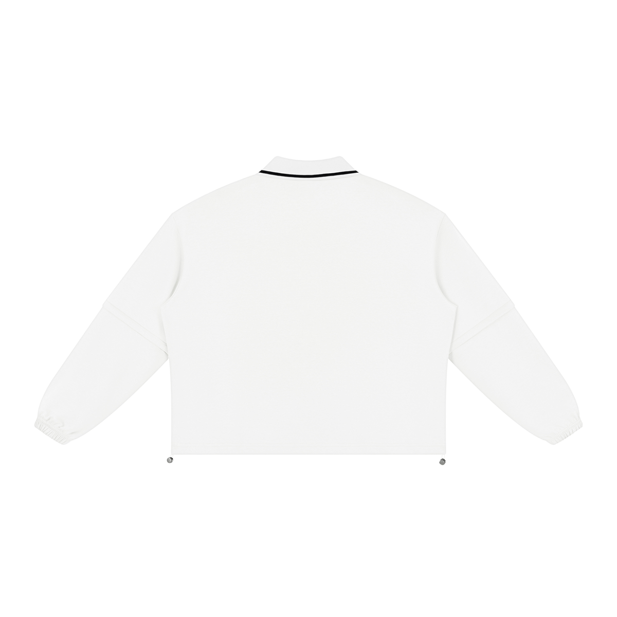 380 GSM Boxy Collared Detachable Sweatshirt (U)