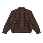 130 GSM Plaid Full-Zip Track Jacket (U)