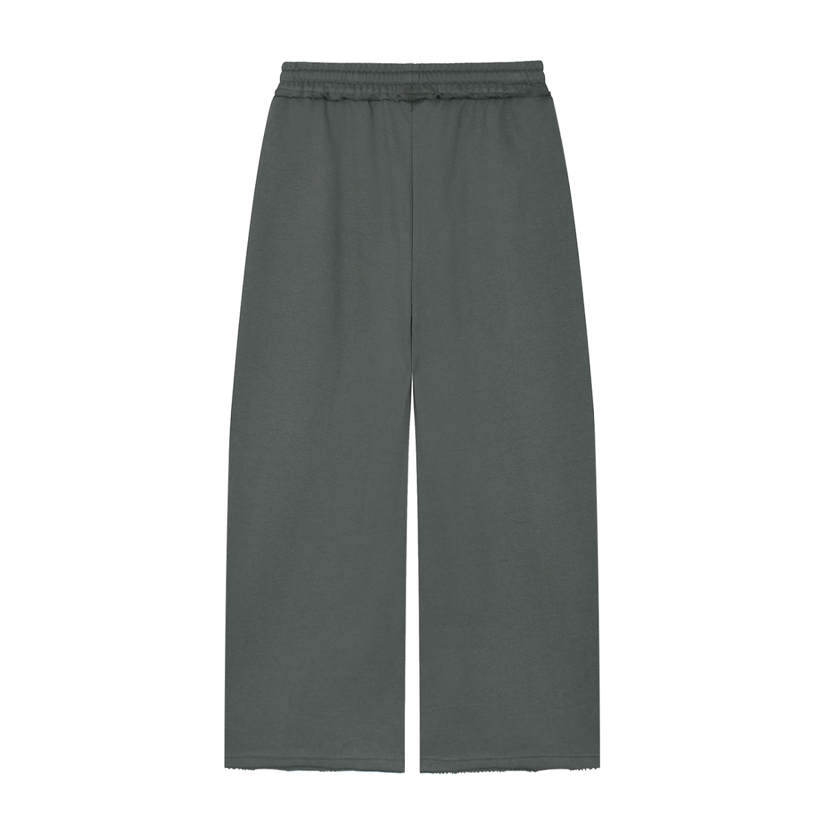 350 GSM Wide Leg Raw Edge Sweatpants (W)