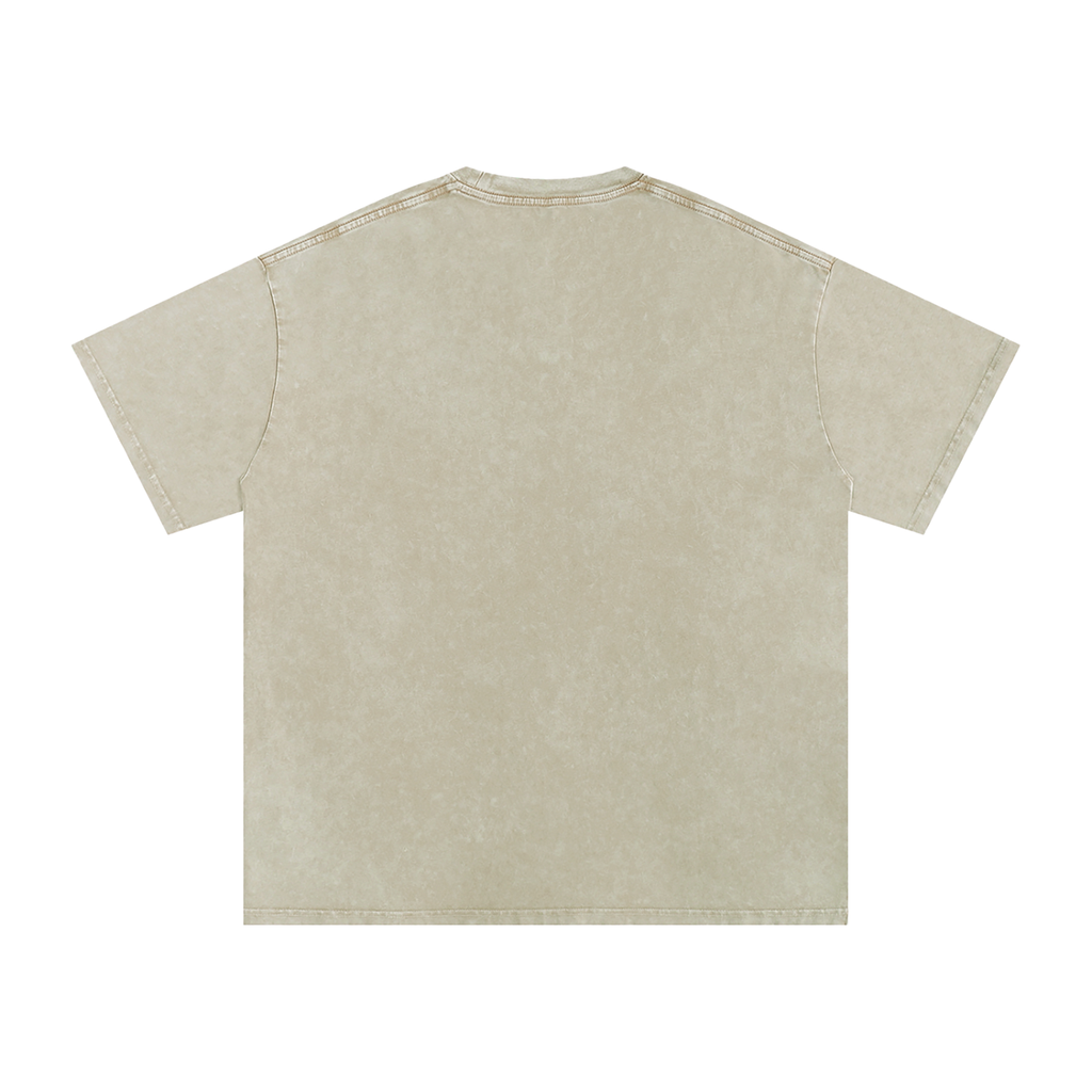 Snow Wash Oversized Cotton T-Shirt
