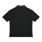 Color Block Quarter-Zip Polo Shirt