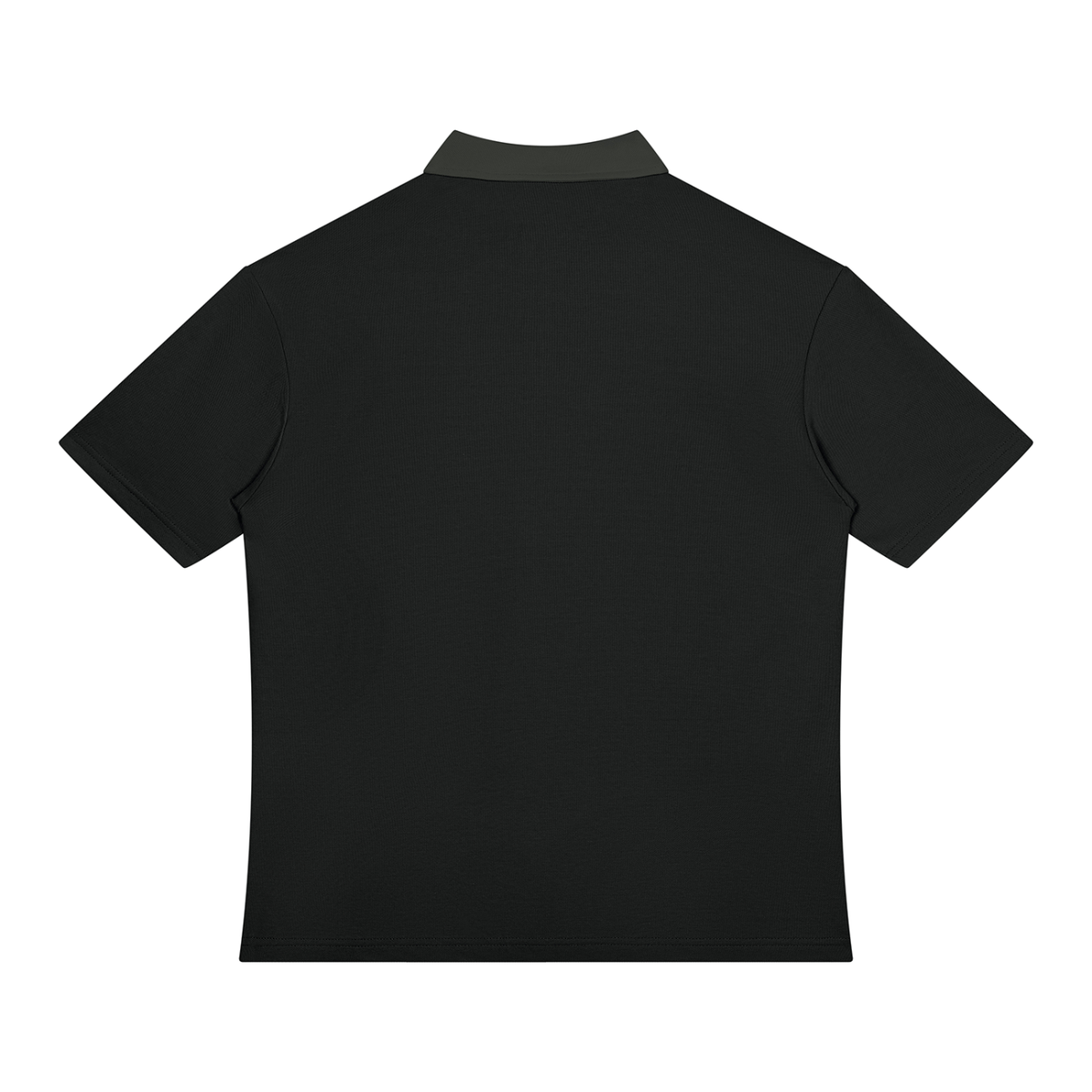 Color Block Quarter-Zip Polo Shirt