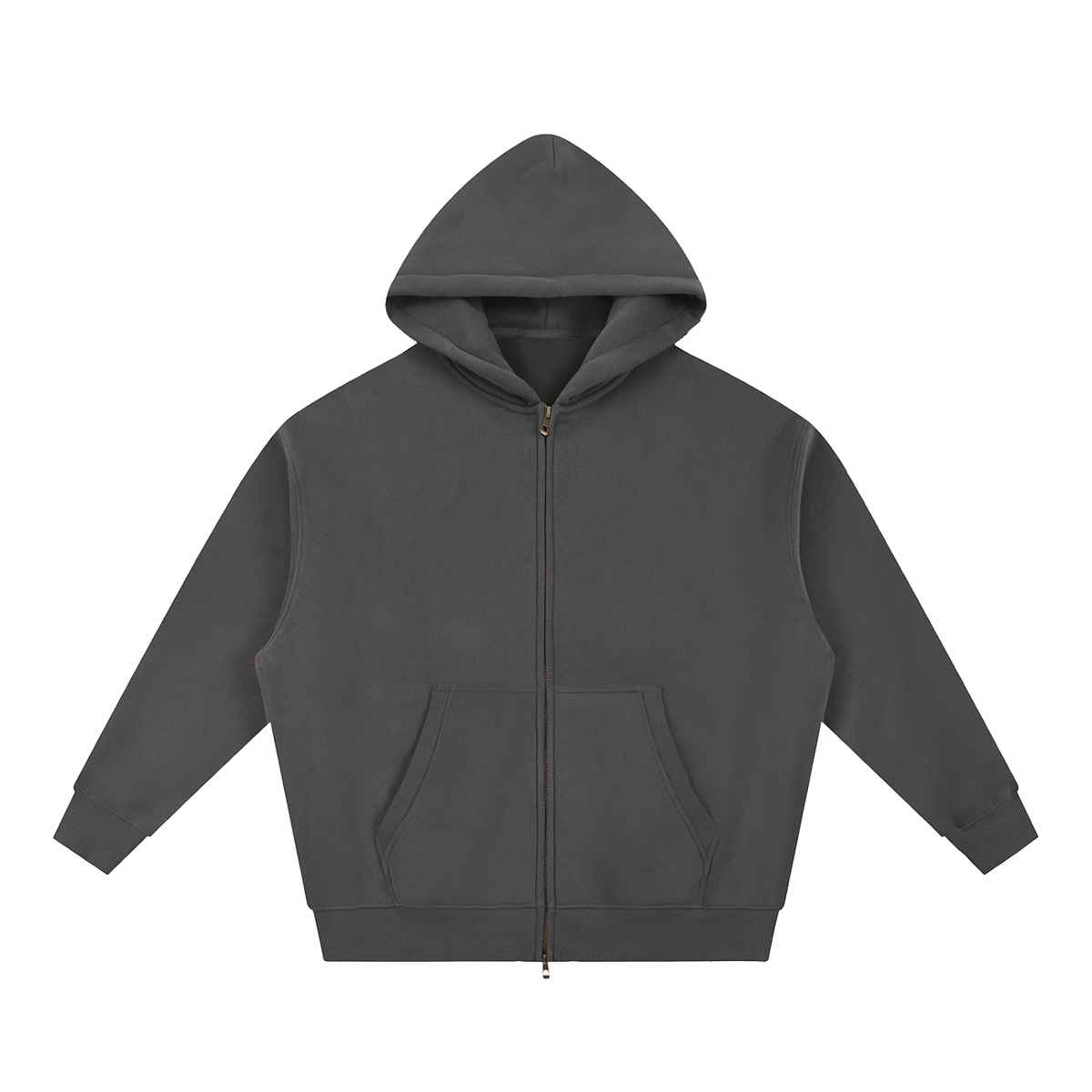 345 GSM Oversized Zipper Hoodie