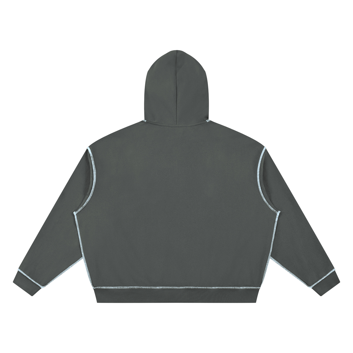 Heavyweight Boxy Topstitch Hoodie