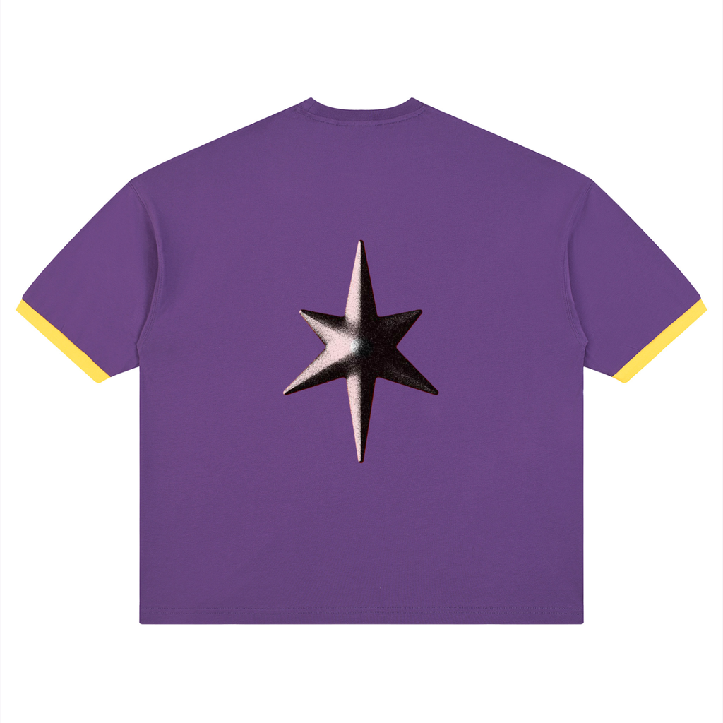 Unisex Color Block Drop Shoulder T-Shirt