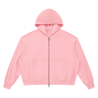 Vintage Wash Boxy Full-Zip Hoodie