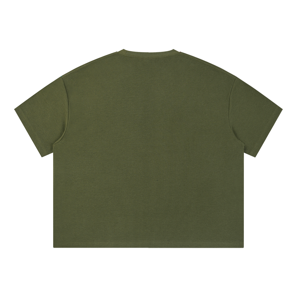 Waffle Boxy T-Shirt – 270 GSM