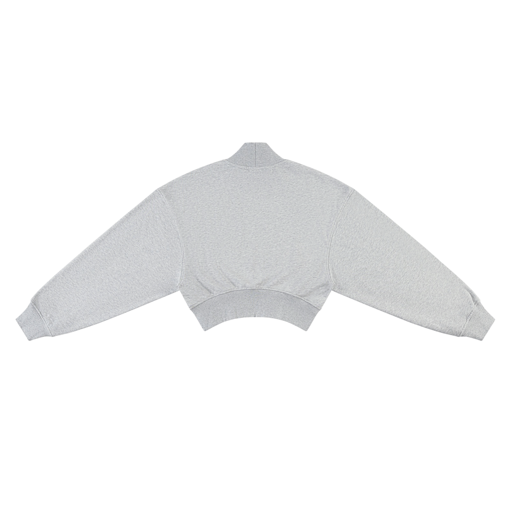 280 GSM Crop Mock Neck Sweatshirt (W)