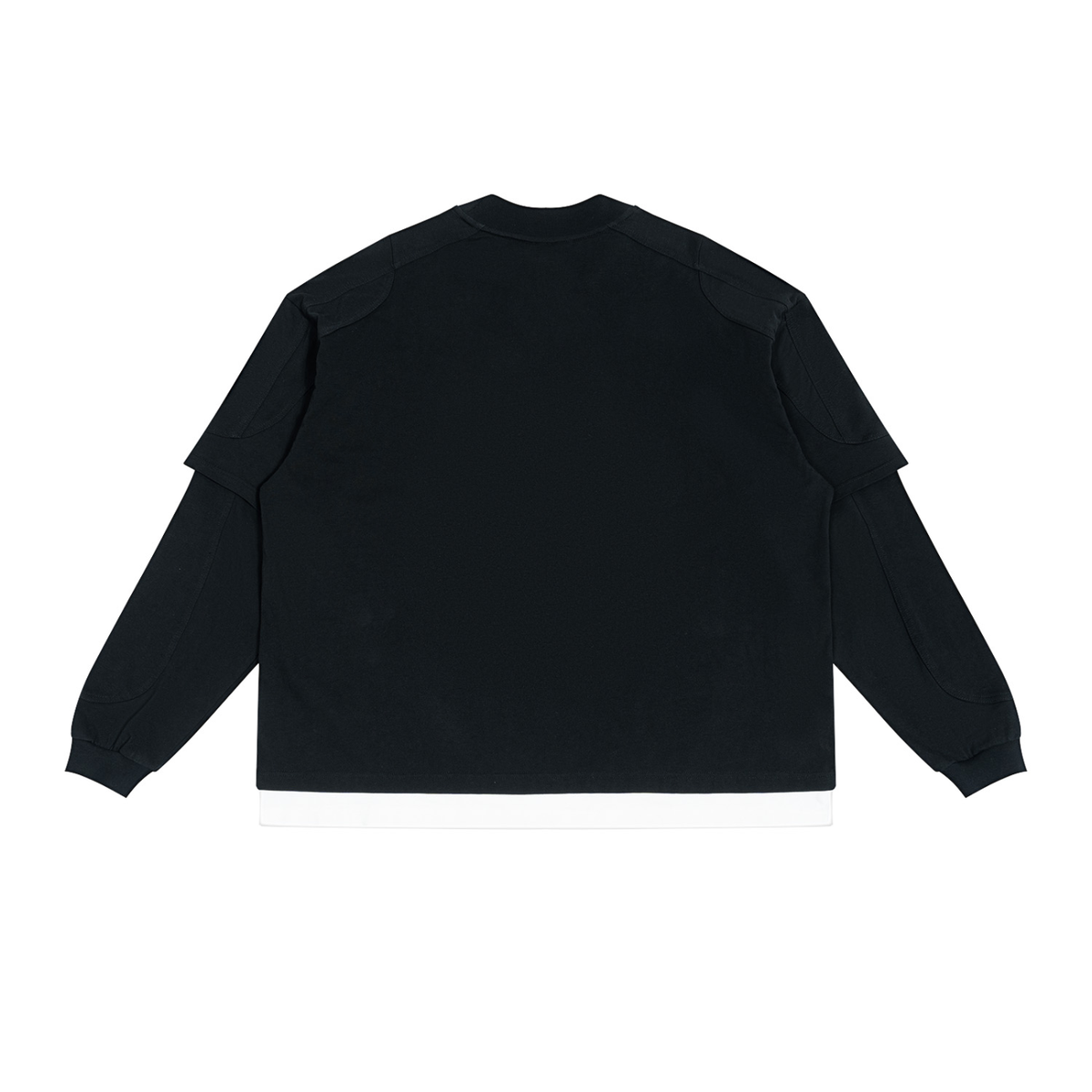Paneled Layer Color Block T-Shirt