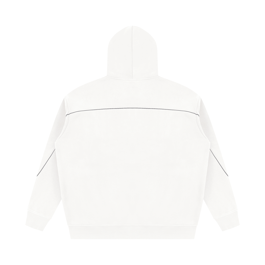 345 GSM Oversized Piping Fleece Hoodie (U)