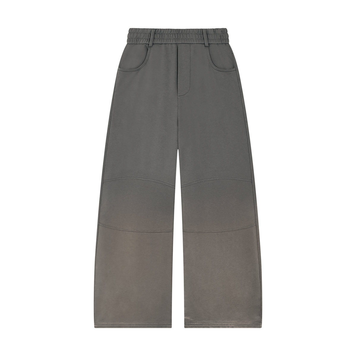 Sun Faded Paneled Barrel-Leg Sweatpants