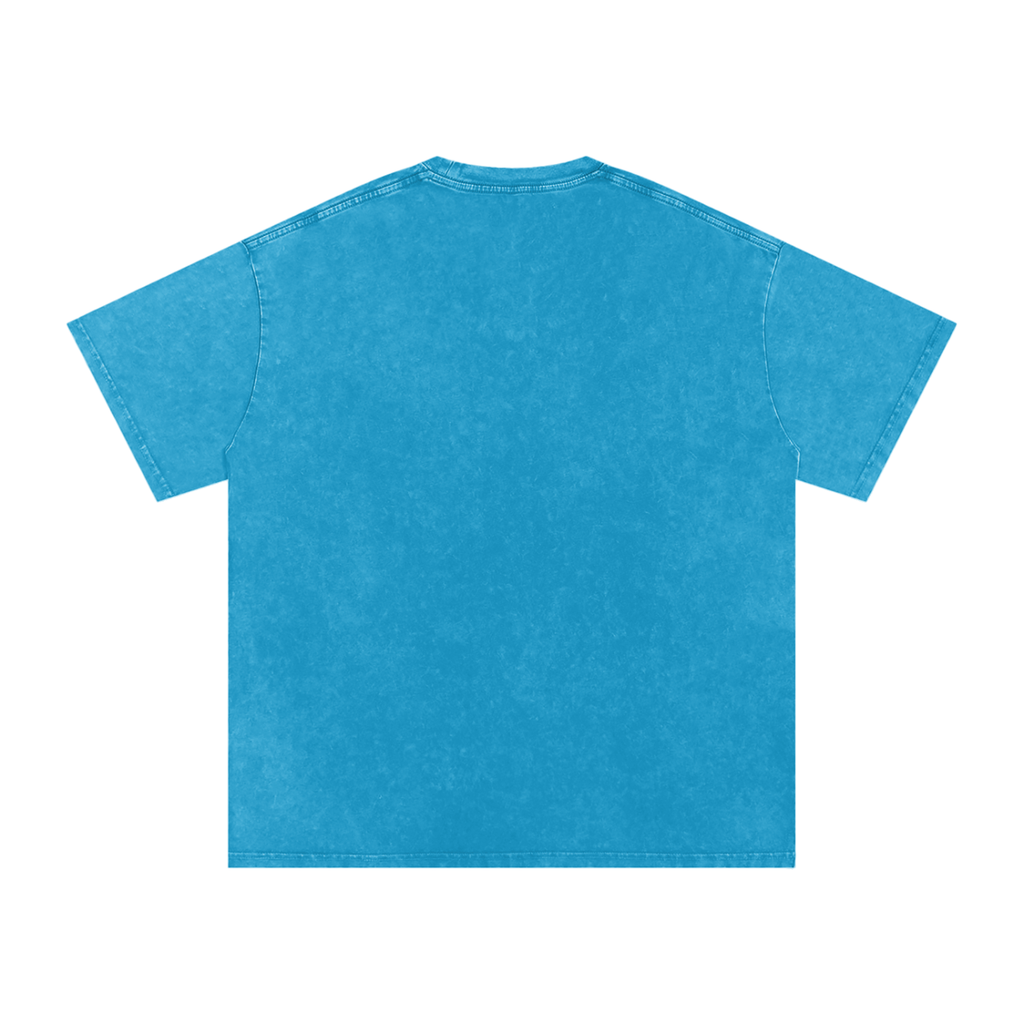 Snow Wash Oversized Cotton T-Shirt