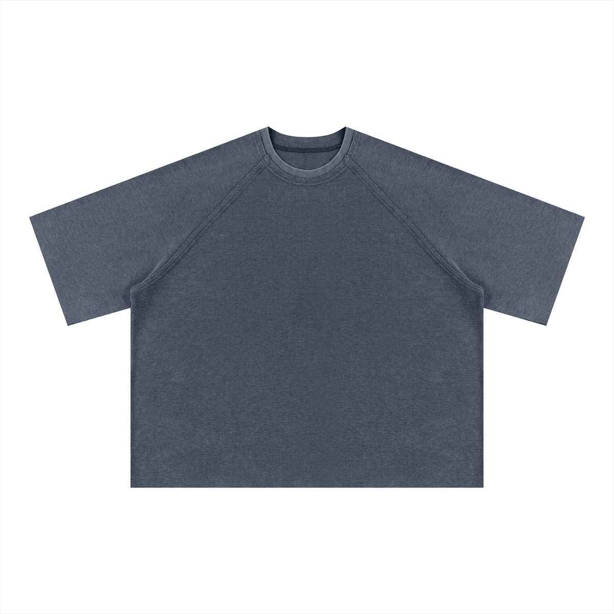 340 GSM Mineral Wash Boxy Waffle T-Shirt (U)