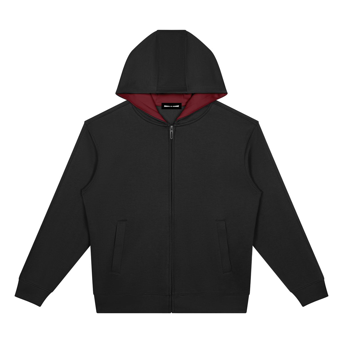 380 GSM Drop Shoulder Full Zip Hoodie (U)