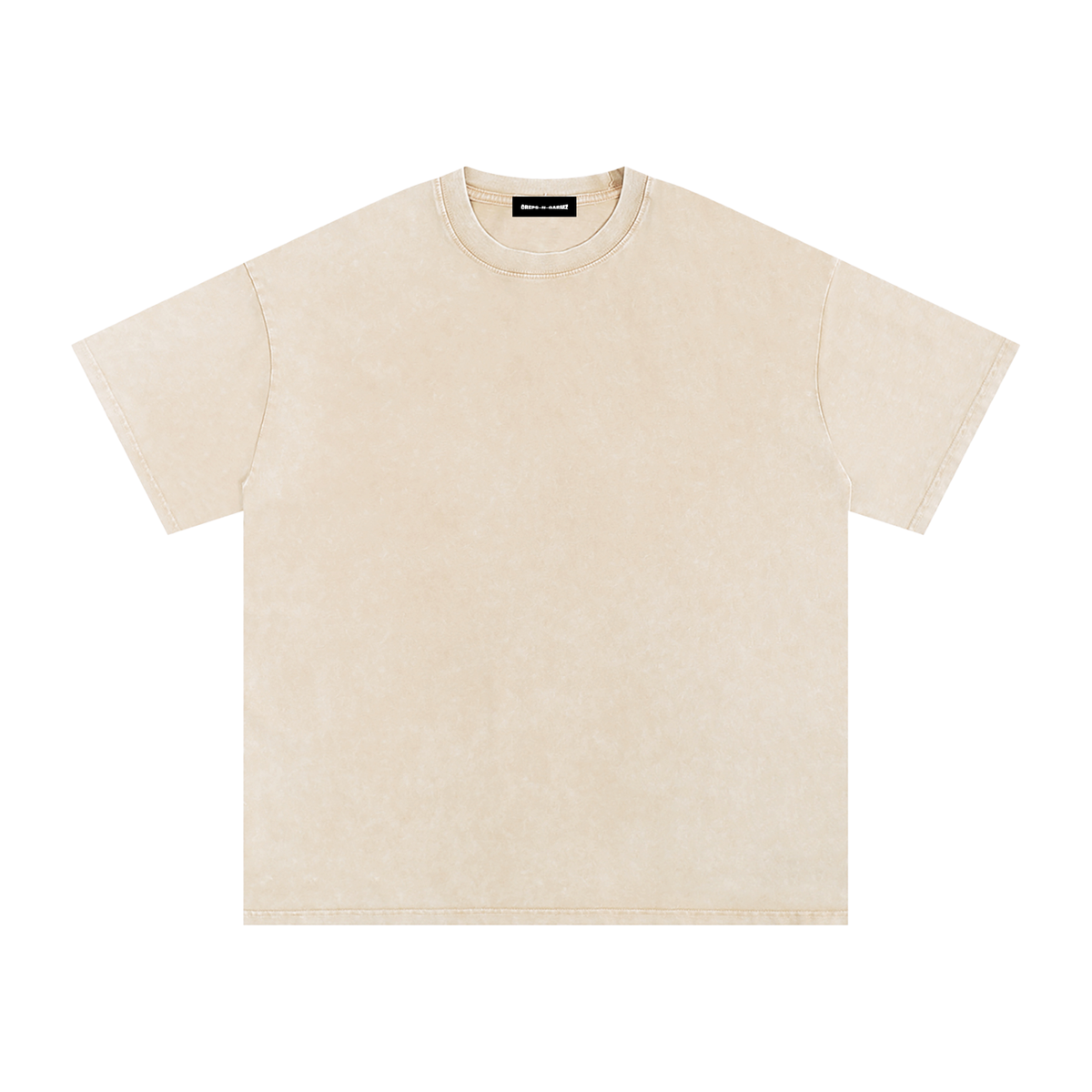 Snow Wash Oversized Cotton T-Shirt