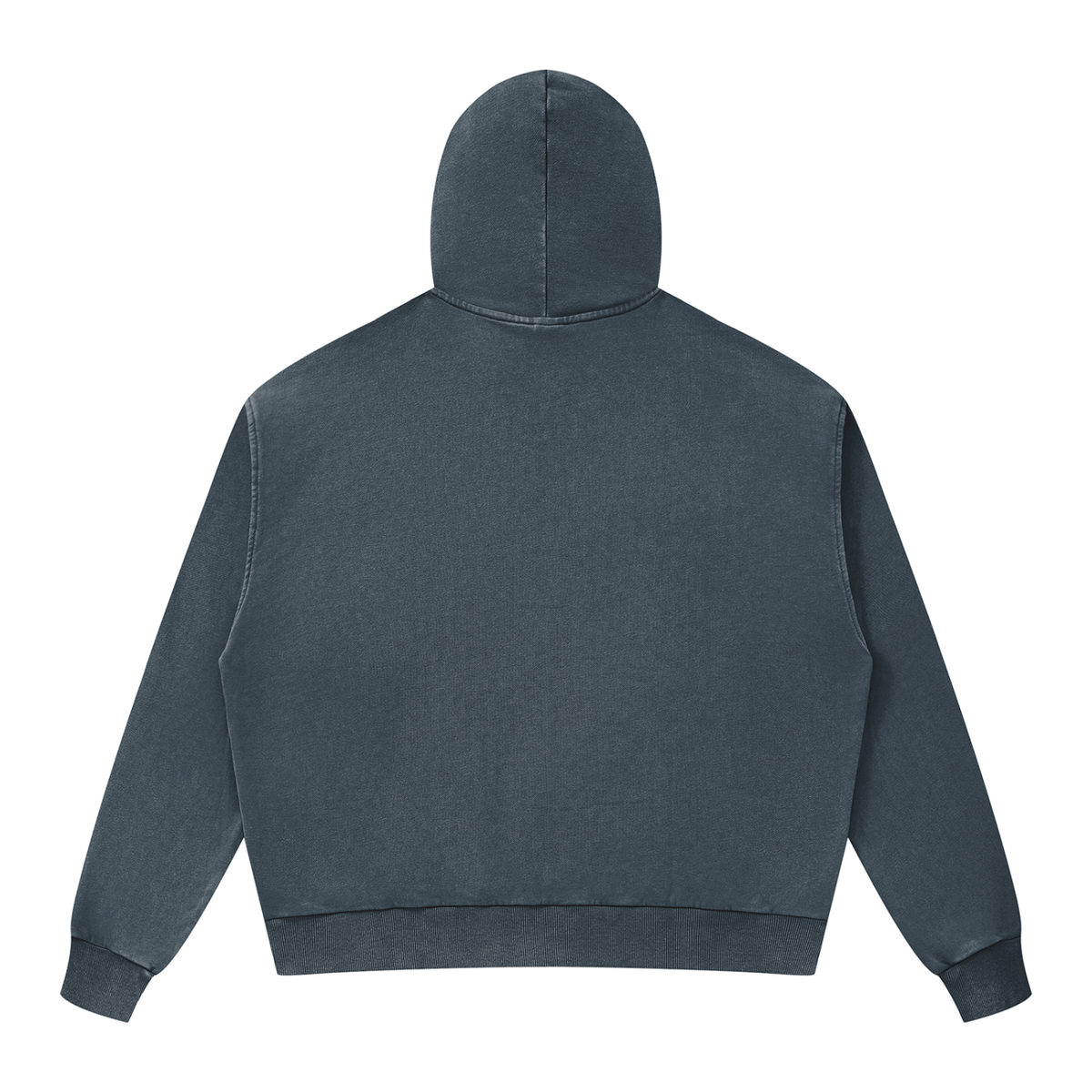350 GSM Mineral Wash Boxy Full Zip Hoodie (U)