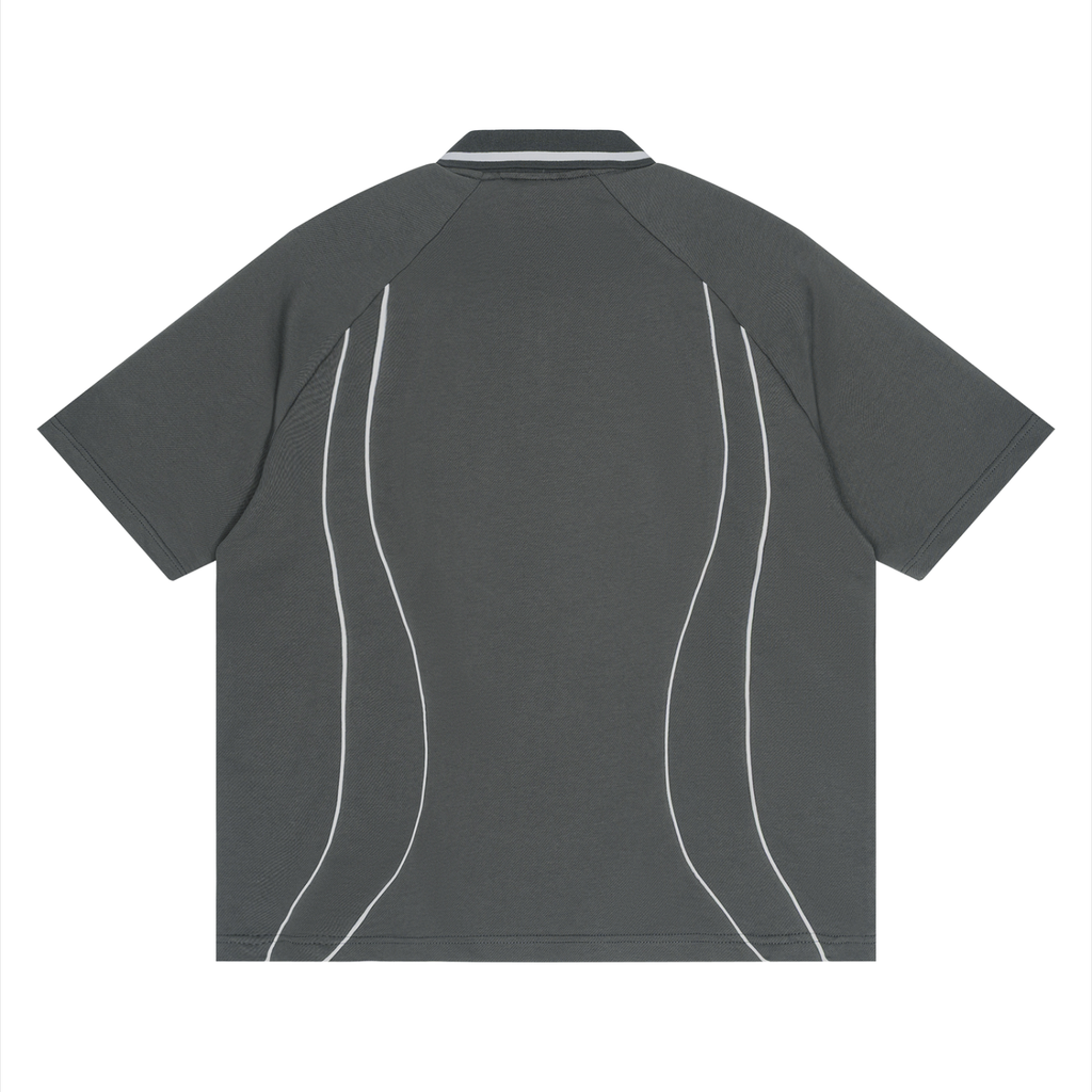 210 GSM Raglan Piping Polo Shirt (U)