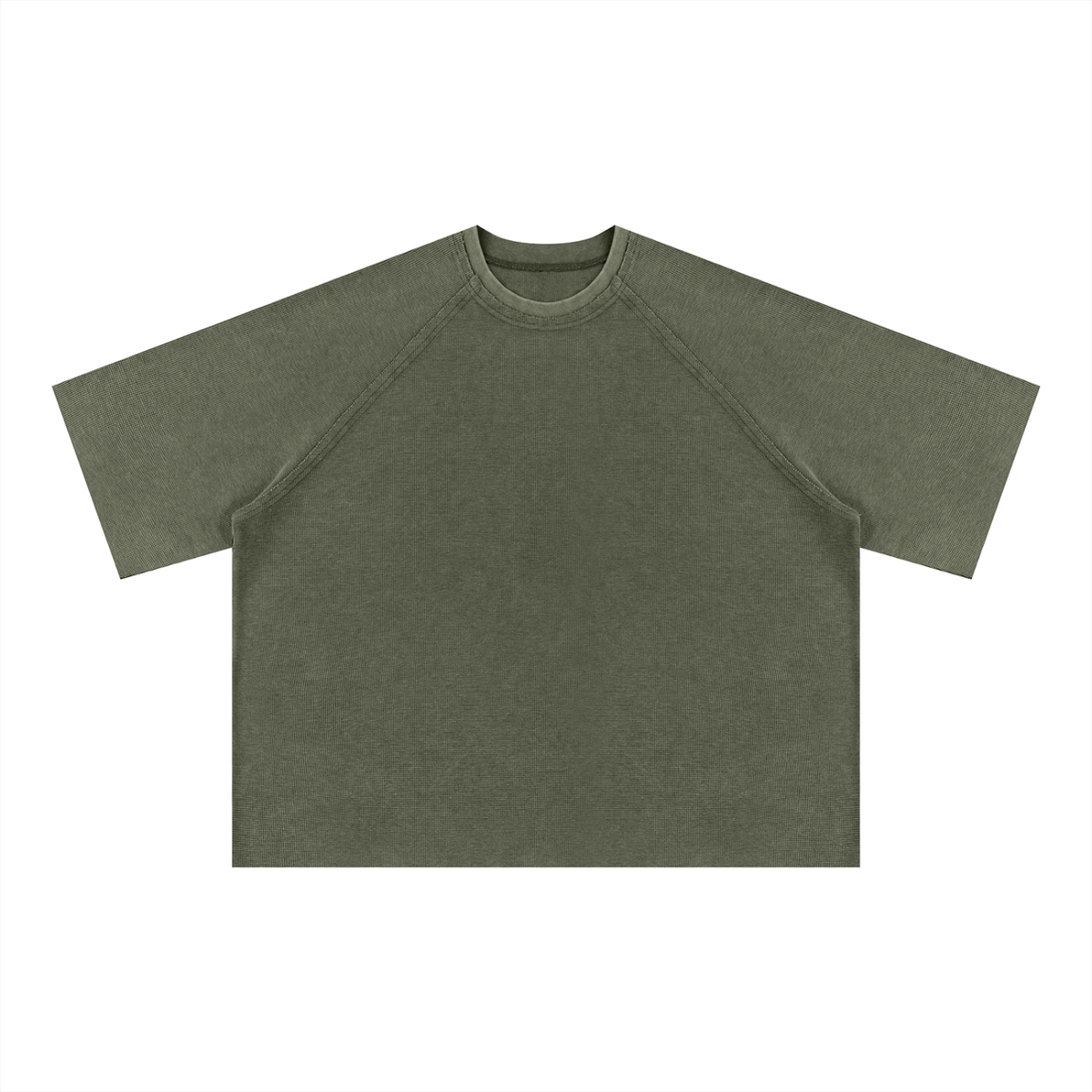 340 GSM Mineral Wash Boxy Waffle T-Shirt (U)