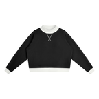 350 GSM Mock Neck Crewneck Sweatshirt (W)