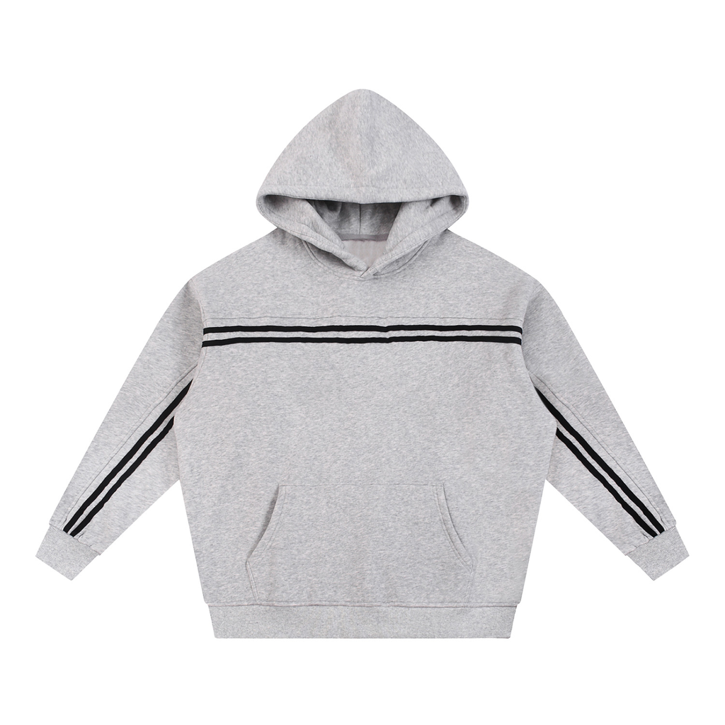 Men's Sun Faded Contrast Tape Fleece Hoodie