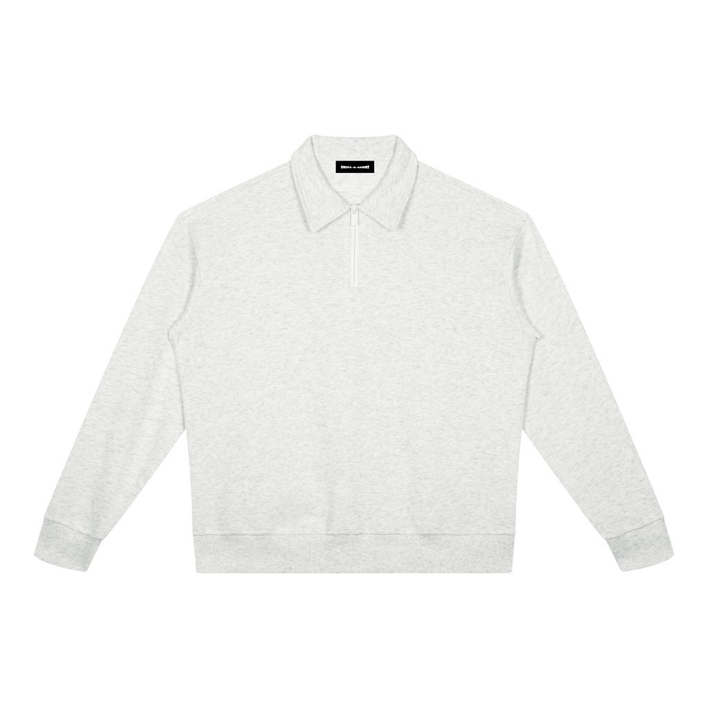 350 GSM Boxy Quarter-Zip Sweatshirt (U)