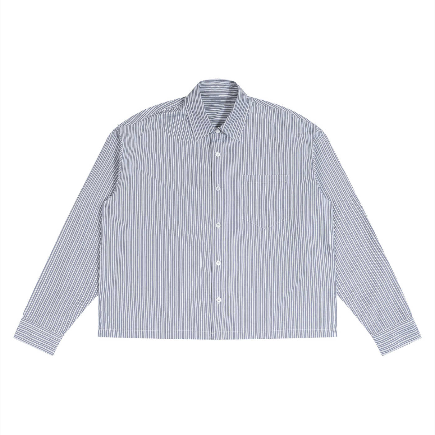 Buttoned Stripped Tee Shirts