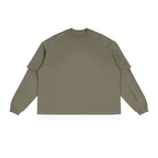 Paneled Layer Color Block T-Shirt