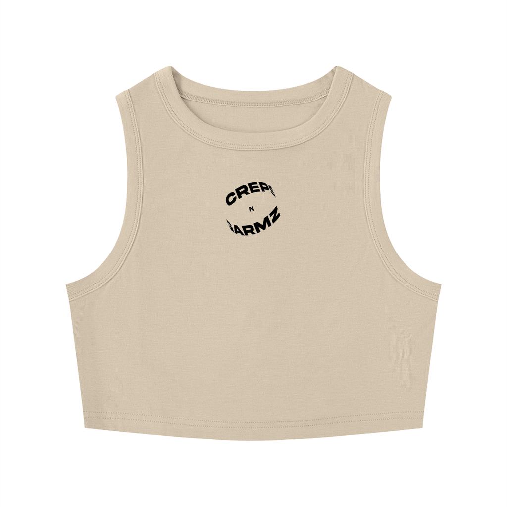 Women's Tight Crewneck Crop Tank Top