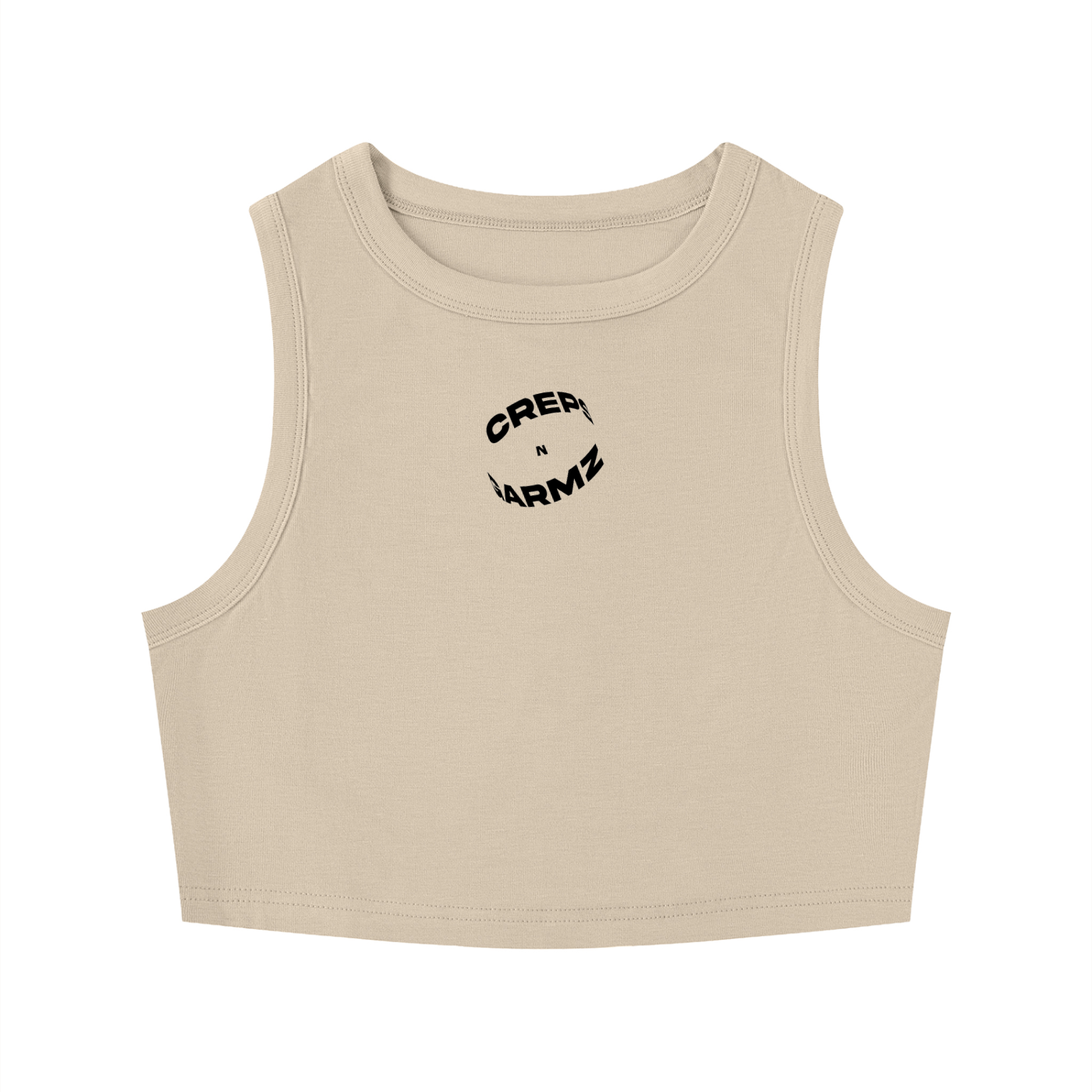 Women's Tight Crewneck Crop Tank Top