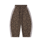 360 GSM Leopard Barrel Leg Sweatpants (U)