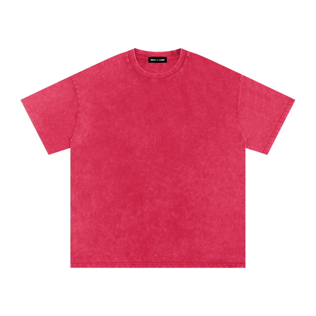 Snow Wash Oversized Cotton T-Shirt