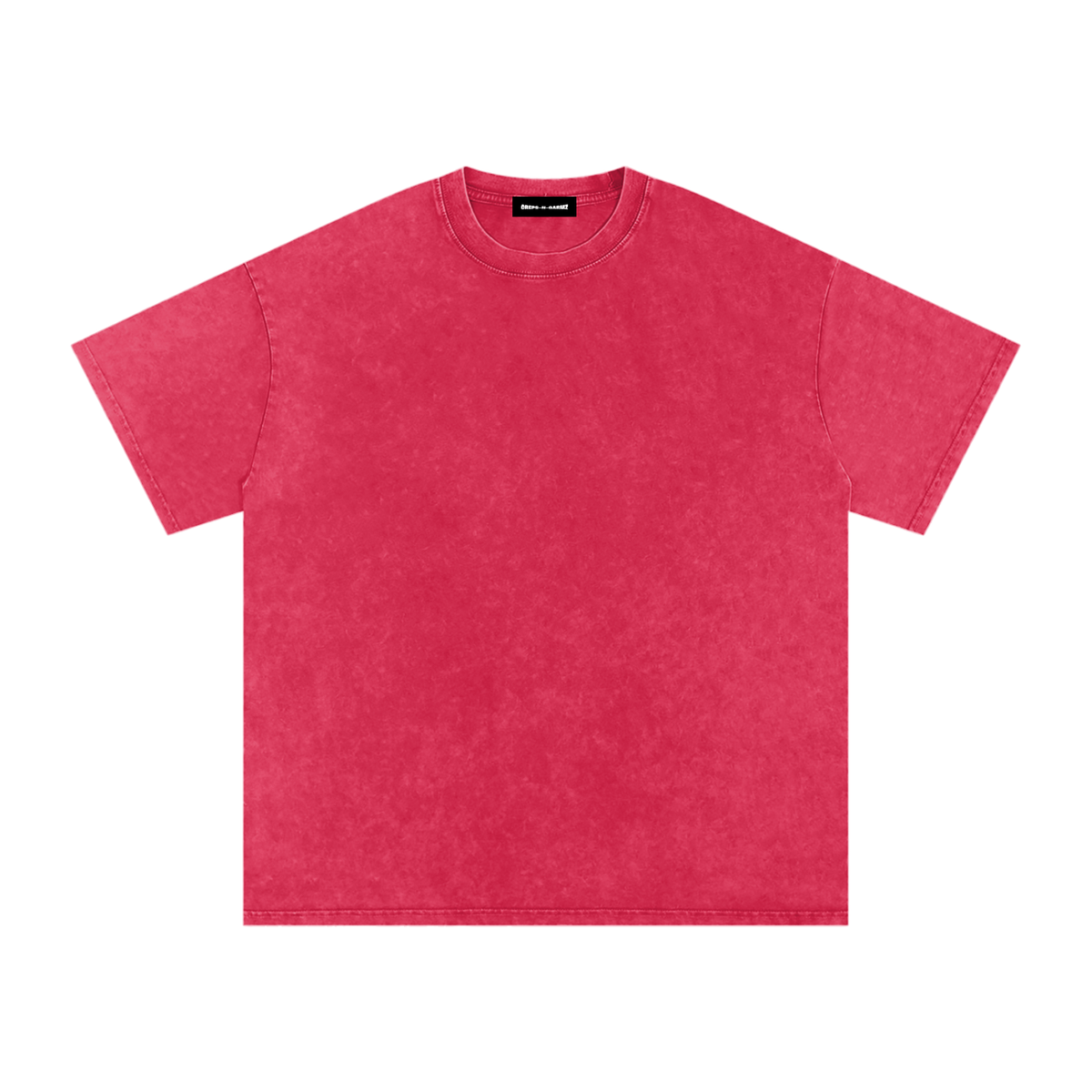 Snow Wash Oversized Cotton T-Shirt