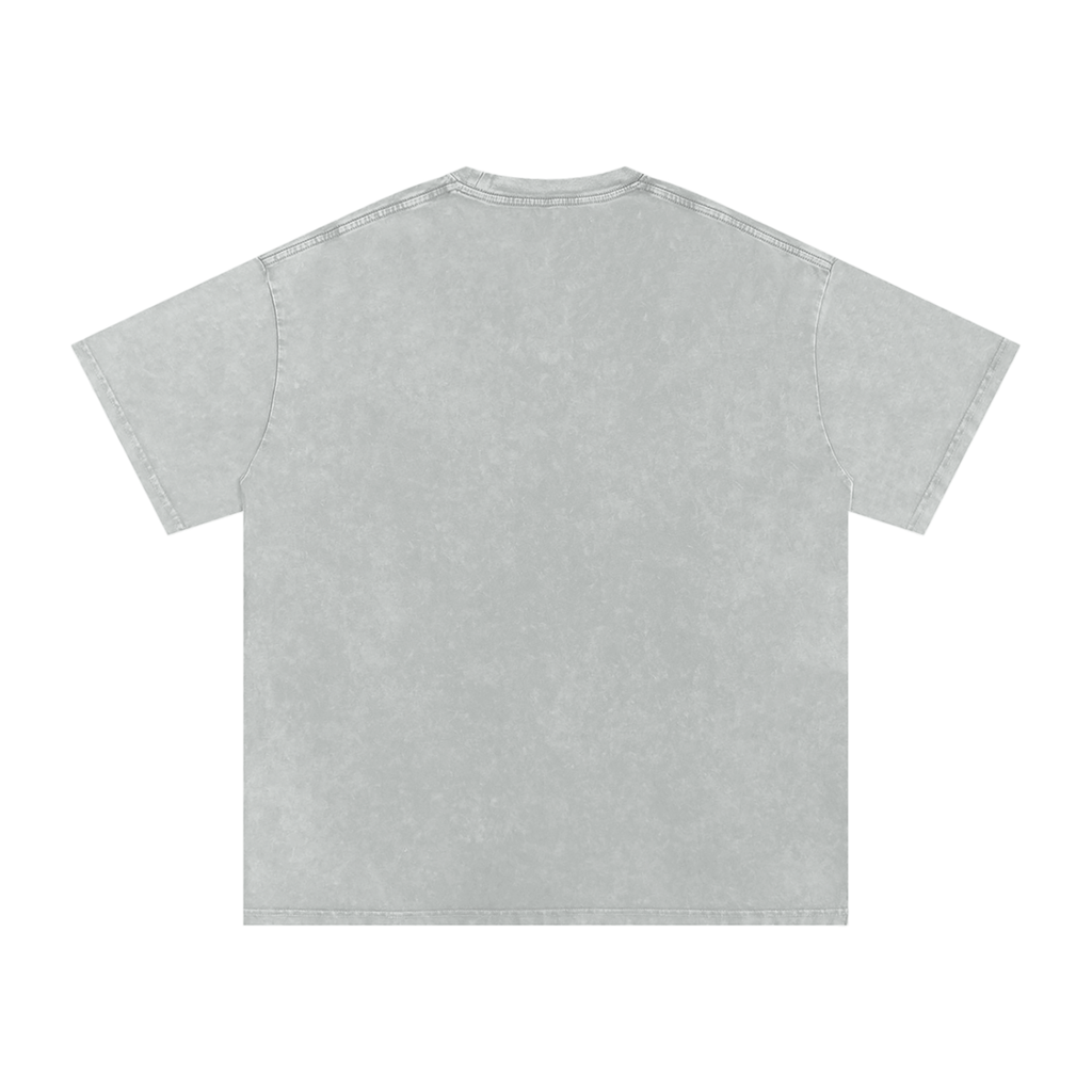 Snow Wash Oversized Cotton T-Shirt