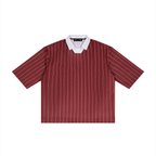 Pinstripe Collared Soccer Jersey