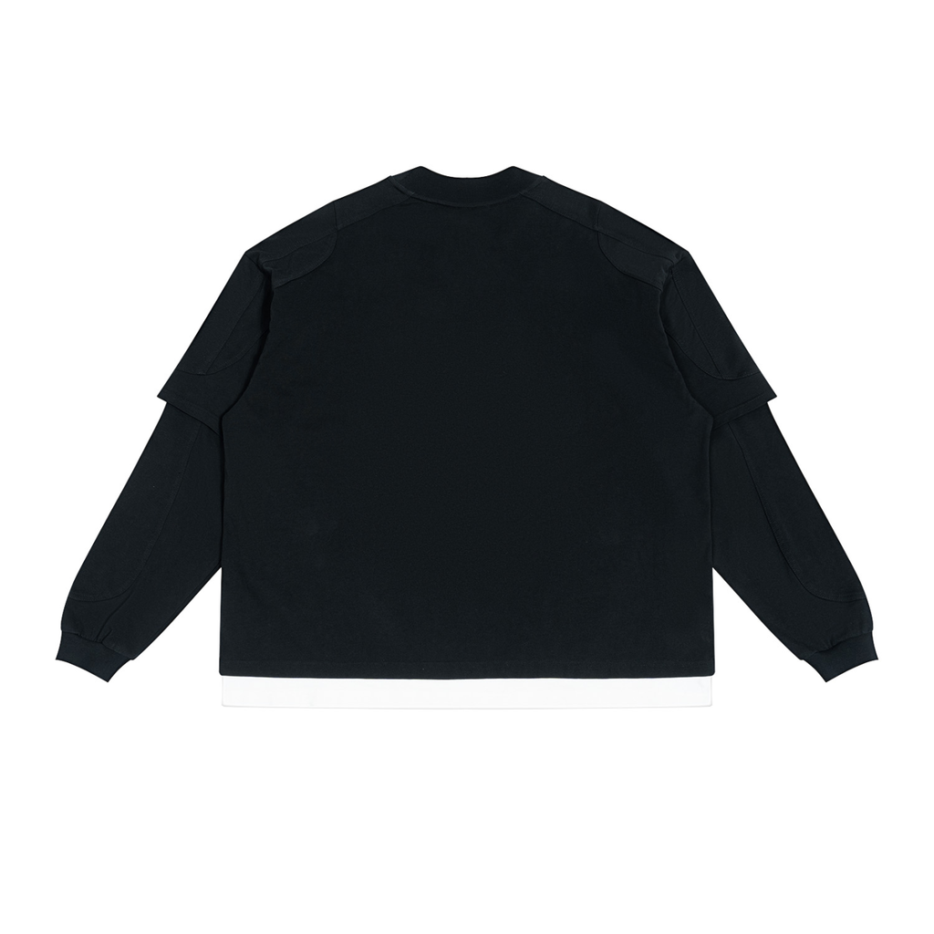 Paneled Layer Color Block T-Shirt