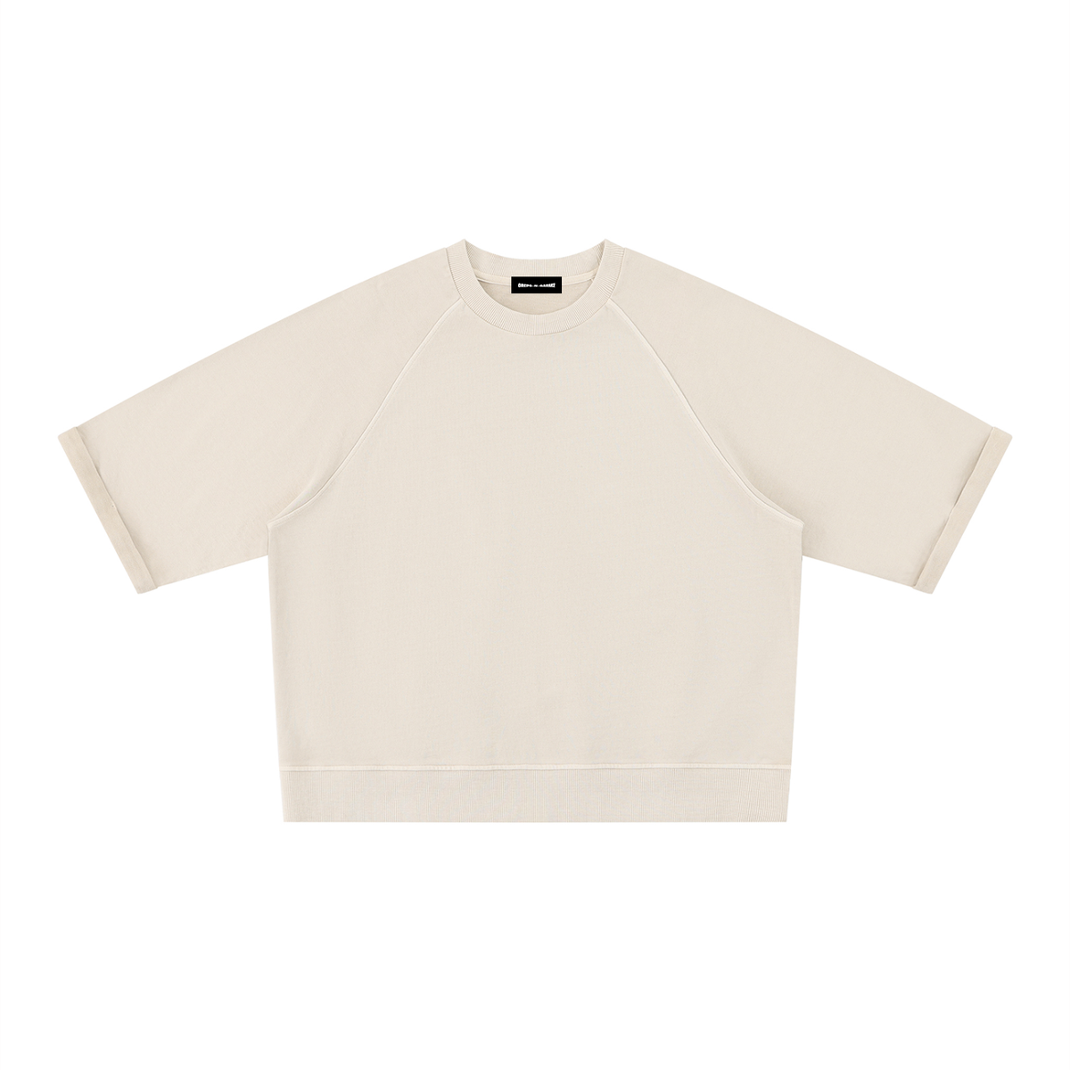 320 GSM Vintage Wash Boxy Short Sleeve Sweatshirt