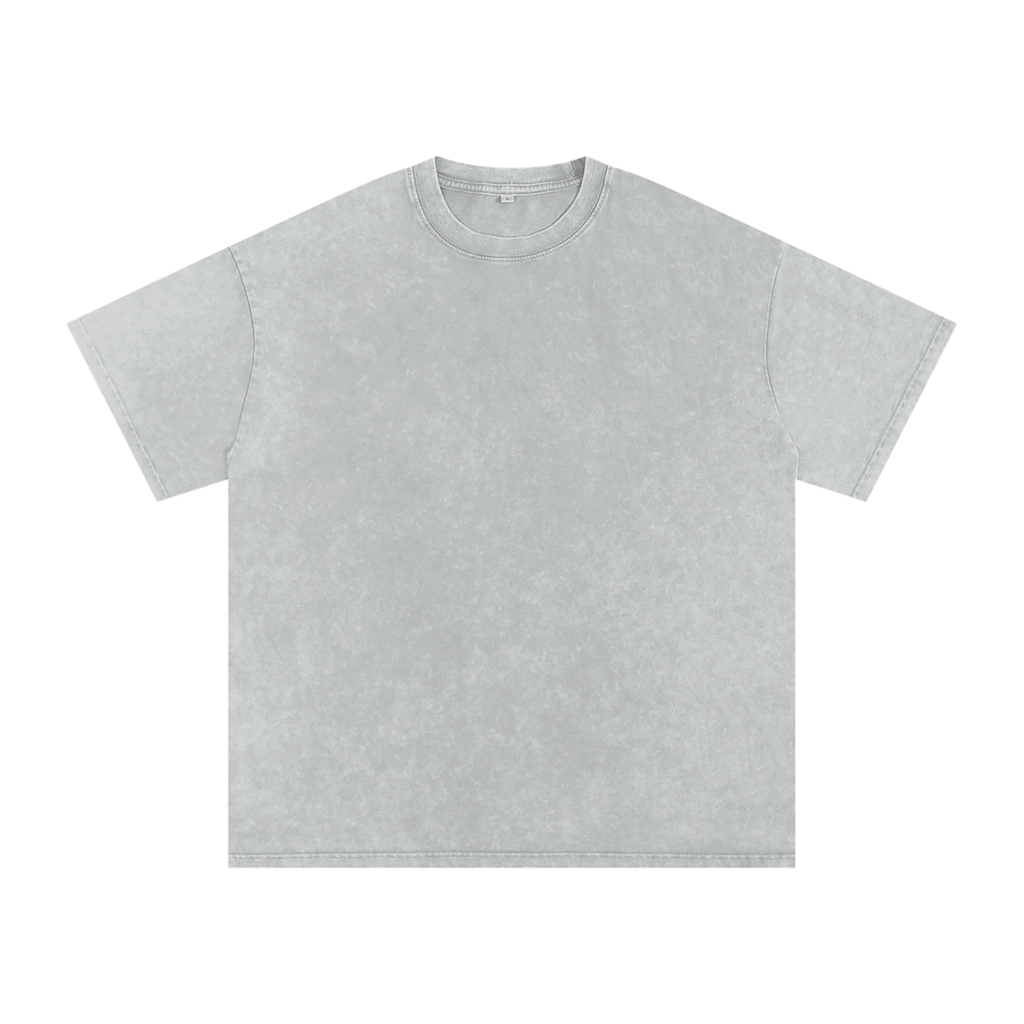 Snow Wash Oversized Cotton T-Shirt
