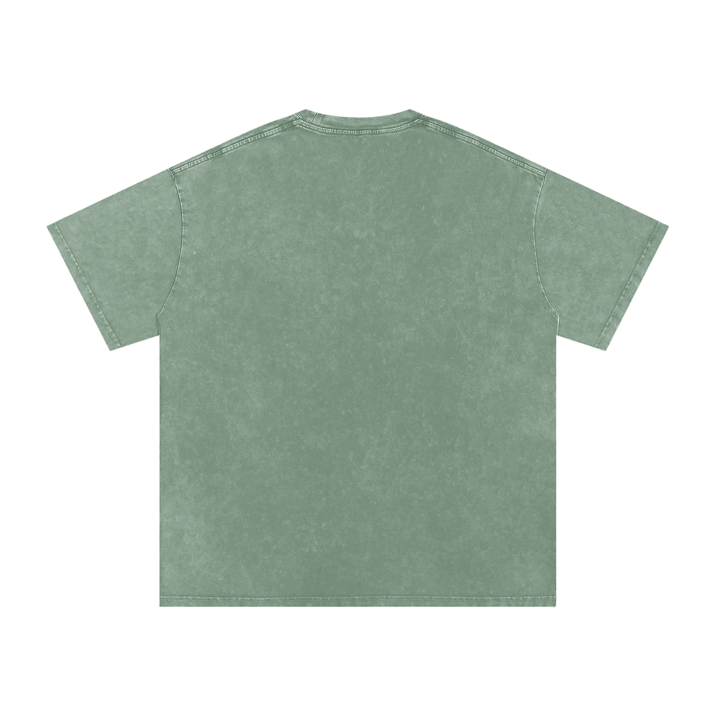 Snow Wash Oversized Cotton T-Shirt