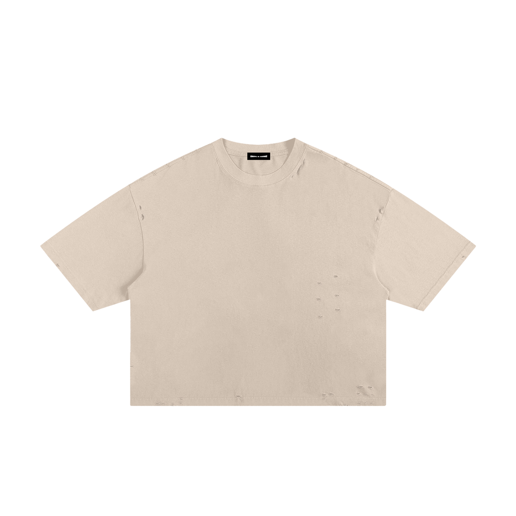250 GSM Classic Frayed Boxy Tee