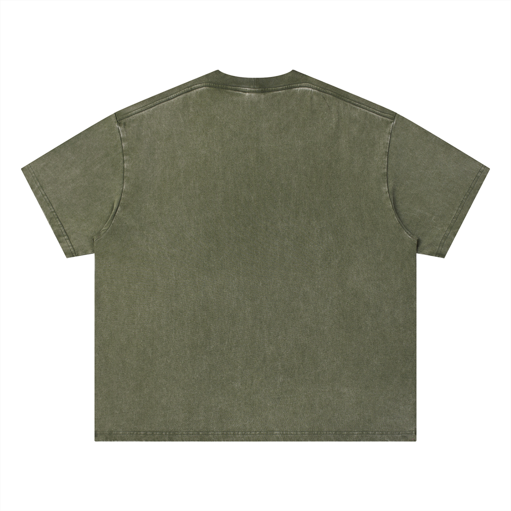 Vintage Wash Boxy T-Shirt – 260 GSM