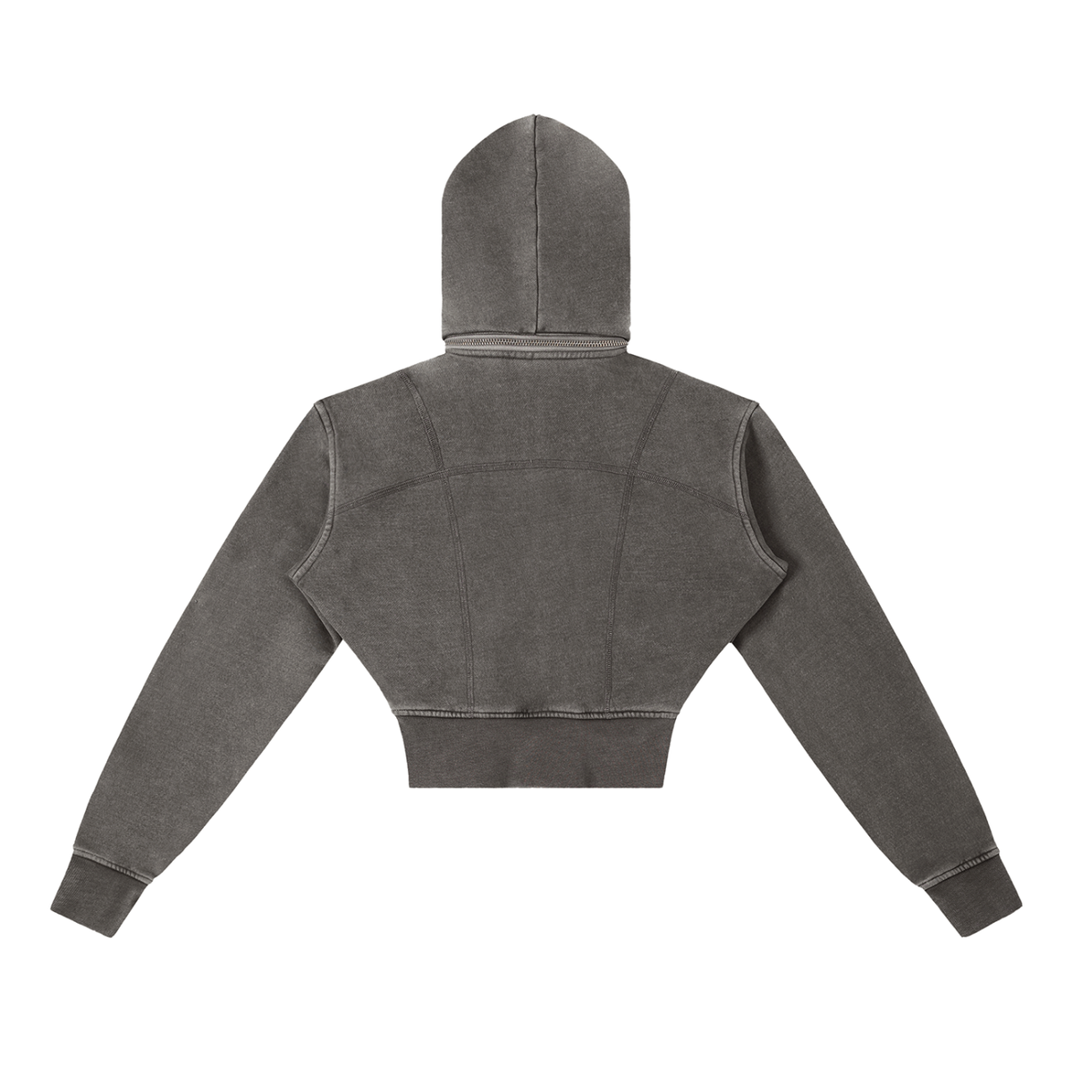 Women's Vintage Wash Cropped Fleece Hoodie